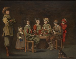 ヤングカードプレイヤー、1643 作： Antoine and Louis Le Nain