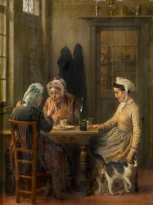 Café da Tarde (óleo sobre painel)