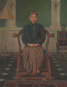 パンゲラン・アリオ・ソエジョノの肖像画、ロンドンの軍事内閣でポートフォリオのない大臣 作： Anton Abraham van Anrooy
