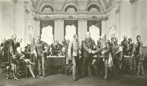 ベルリン会議（グラビア） 作： Anton Alexander von Werner
