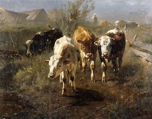 ポーションまで歩いてください、1888 作： Anton Braith