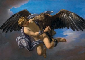 ガニメデのレイプ、1700年。 作： Anton Domenico Gabbiani