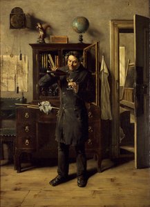 酔っ払い先生、1882年 作： Anton Eduard Müller