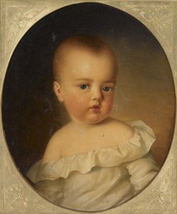 オーストリア、エストのマリアテレジアの肖像1849〜1919年、1850年 作： Anton Einsle