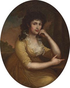ドイツ語：Bildnis Dorota Czartoryska, geb. Jabłonowska ドロタ・チャルトリスカ旧姓ヤブウォノフスカの肖像画 作： アントングラフ