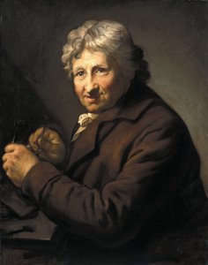 ドイツ人：ダニエル・ニコラウス・チョドヴィエツキ（1726-1801）。1800/1801年頃のダニエル・ニコラウス・ショドヴィエツキの肖像画 作： アントングラフ