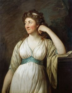 Elisa von der Recke 1754-1833、1795-1796の肖像。 作： Anton Graff