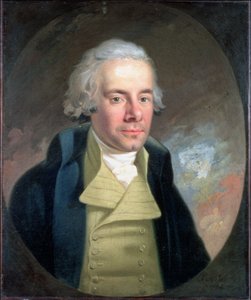 ウィリアム・ウィルバーフォースの肖像 (1759-1833) 作： Anton Hickel
