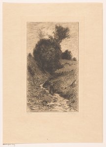 中空の道の女 作： Anton L. Koster (signed by artist)