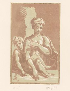 マリアとキリストの子 作： Anton Maria I Zanetti