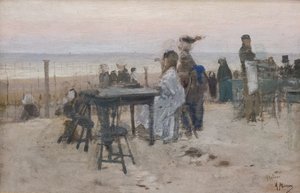 オランダ語：シェベニンゲンにて 作： アントン・モーブ