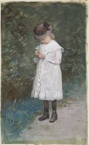 Elisabeth Mauve (b. 1875)、芸術家の娘 作： Anton Mauve