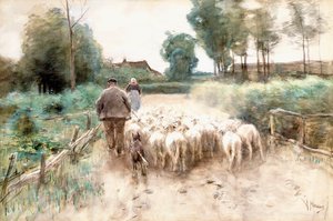 帰路、 作： Anton Mauve