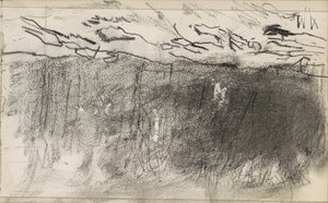 森の端にある畑 作： Anton Mauve