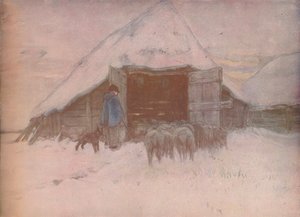 冬、1870年、1918年 作： Anton Mauve