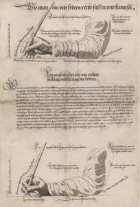 Schreibkunst The Art of Writing、1601 年、1631 年。 作： Anton Neudörffer