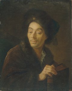 俳優Yakov Danilovich Shumsky 1732-1812、1760の肖像 作： Anton Pavlovich Losenko