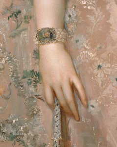 マリールイーズ・ド・パルム、従兄弟の妻... 作： アントン・ラファエル (attr. to) Mengs