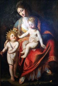 ラトナと子供たちのアポロ、ダイアナ 作： アントン・ラファエル・メングス