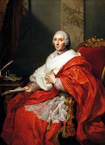 アルベリコ・アルチント枢機卿の肖像」 アントン・ラファエル・メングス作 油彩・キャンバス 作： Anton Raphael Mengs