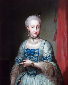 スペインのインファンタ・マリア・ジョゼファの肖像」アントン・ラファエル・メングス作、絵画 作： Anton Raphael Mengs