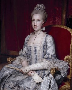 スペインのインファンタマリアルイーザの肖像1745〜1792年、聖ローマ皇后、1770年 作： Anton Raphael Mengs