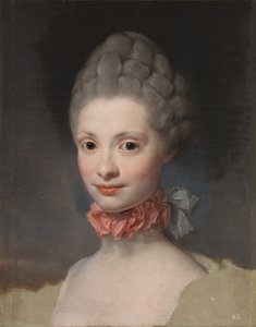 アストゥリアスの王女としてのパルマのマリアルイサの肖像画、1765年 作： Anton Raphael Mengs