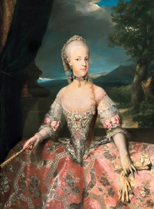 オーストリアのマリア・カロリーナの肖像（マリア・カロリーナ、マリア・カロリーナ 作： Anton Raphael Mengs