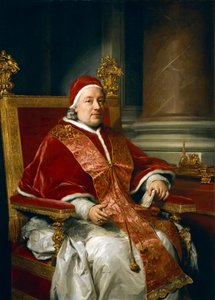 教皇クレメンス13世の肖像 レッツォーニコ、アントン・ラファエル・メングス作 作： Anton Raphael Mengs
