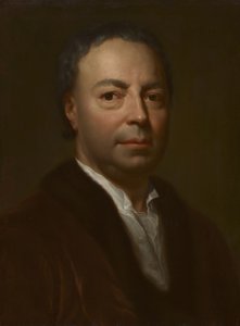 芸術家の父、イスマエル・メンスの肖像 作： Anton Raphael Mengs