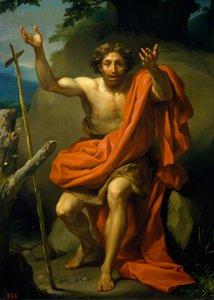 アントン・ラファエル・メングス作「洗礼者ヨハネの説法 作： Anton Raphael Mengs