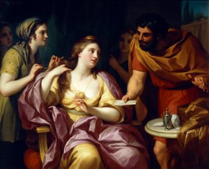 セミラミス、バビロニアの反乱の知らせを歓迎する（アントン・ラファエル・メングス作 作： Anton Raphael Mengs