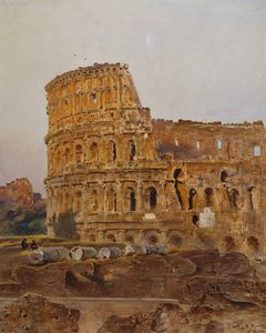 ローマのコロッセオ 作： Anton Romako