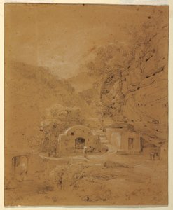 ナポリとサレルノの間の風景 作： Anton Sminck Pitloo