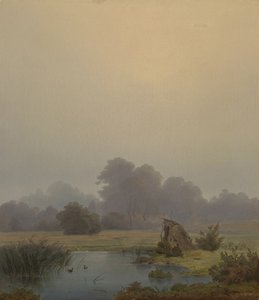 秋の朝 作： Anton Zwengauer