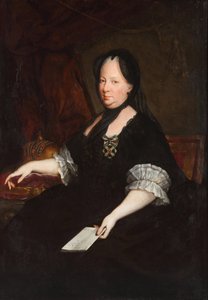 オーストリア皇后マリア・テレジア（1717-1780）の未亡人時代の肖像 作： Anton von Maron