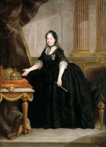 オーストリア1717-1780のマリアテレジア皇后の肖像 作： Anton von Maron