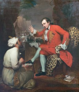 サー・ロバート・クライヴの肖像 作： Anton von Maron