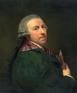 自画像、1794年頃。 作： Anton von Maron