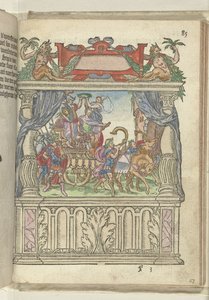 ステーンヴェークの終わりの舞台での寓意的表現、1578 年 作： Antoni van Leest