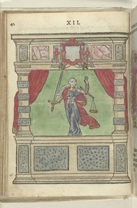 正義の擬人化（ユスティティア）のあるシーン、1578年 作： Antoni van Leest