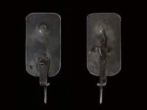 顕微鏡、1690年頃（銀・ガラス）（1121457-60も参照 作： Antoni van Leeuwenhoek