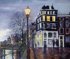 アムステルダムの夕暮れ、1999 作： Antonia Myatt