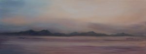 タイ、漁網、2015年（キャンバスに油彩） 作： Antonia Myatt