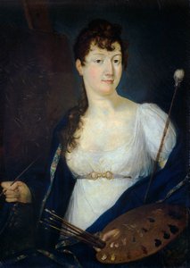 アントニエッタ・コスタ・ガレラ（1777-1859）の自画像 作： Antonietta Costa Galera