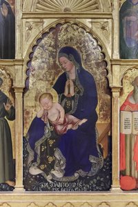 聖ドナートのポリプティク、詳細 作： Antonio (c.1400 49) Alberti