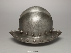 ウォーハット、またはケトルハット、c.1475-1500（鋼）