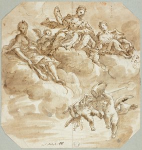 天の女王としてのマリア、あるいは聖女の神格化 作： Antonio Balestra