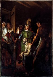 洗礼者ヨハネの断頭台 アントニオ・カンピ（1524-1587）の絵画 1571年 約 Sun.280x192 cm ミラノのサン・パオロ・コンヴェルソ教会 作： Antonio Campi