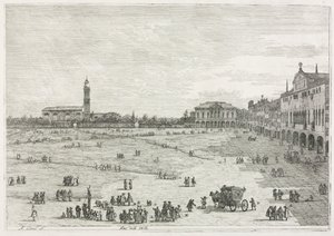 ビュー：Pràdella Valle、パドヴァ、1735-1746。